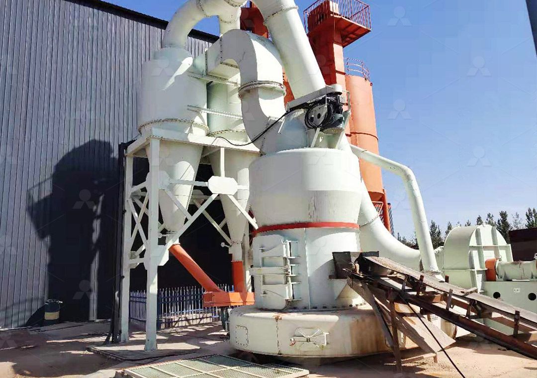 Paper filler production process showing clay grinding application