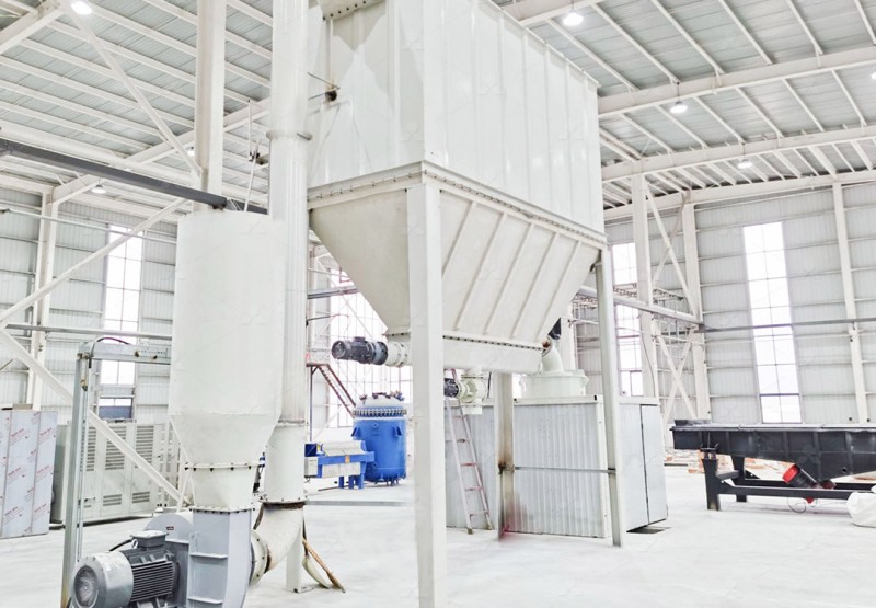 Industrial installation of an MW Ultrafine Grinding Mill in a processing plant