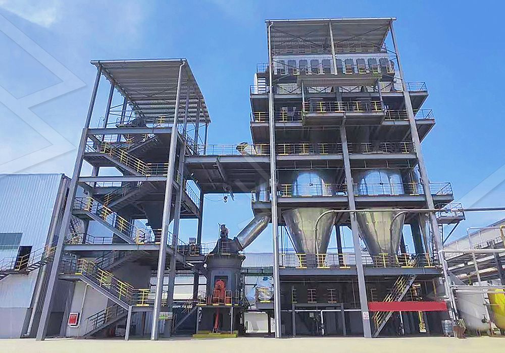 Calcium carbonate grinding plant installation in Sri Lanka using vertical mill technology