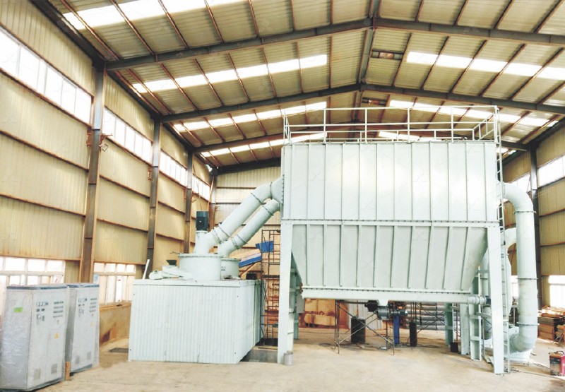 LIMING MW Ultrafine Grinding Mill installation for coal processing in industrial site