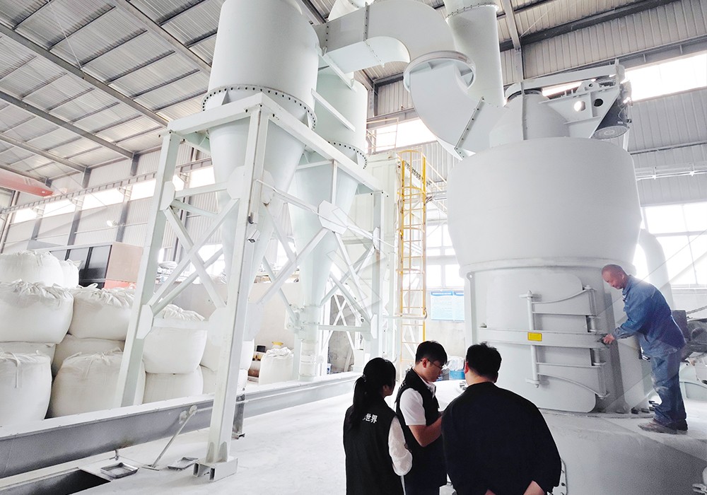 Paper coating production line using kaolin processed by Raymond mill